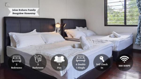 Jalan Kuhara 300 mbps BBQ spacious LR Detach Bungalow